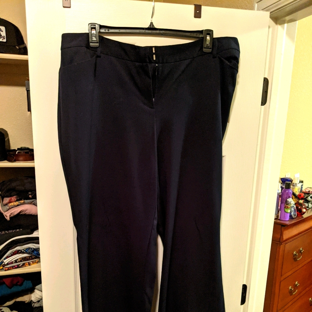 Navy blue 20 tall slacks